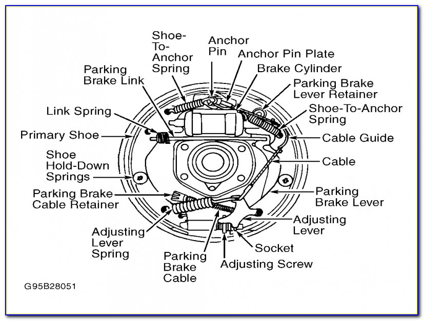 2001 Ford Ranger Rear Brake Diagram