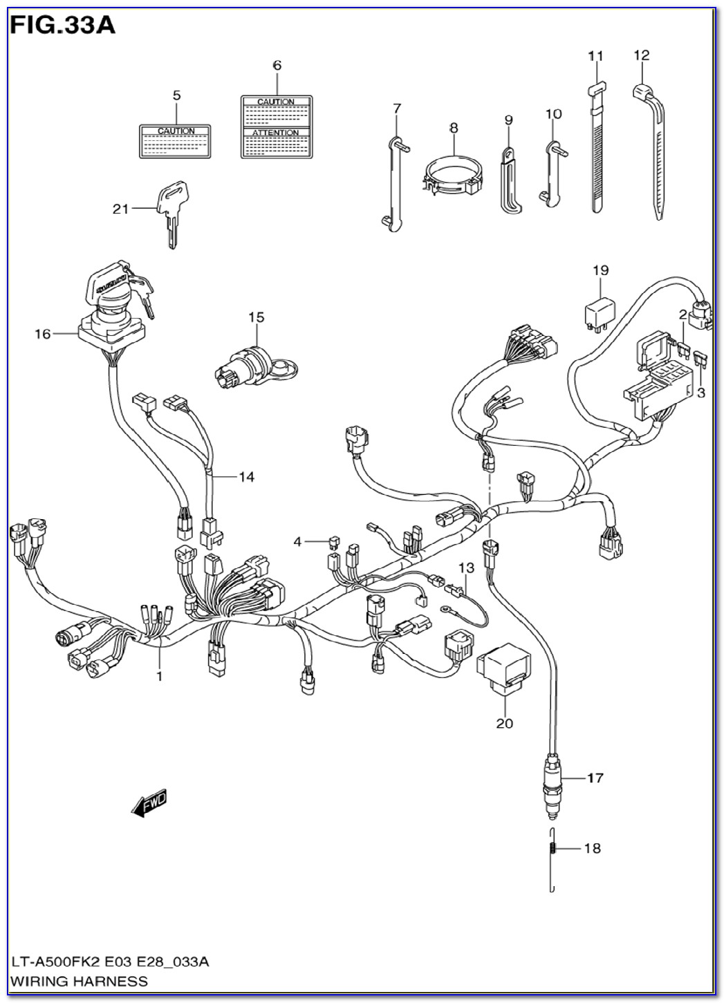 2003 Suzuki Vinson 500 Carburetor Diagram