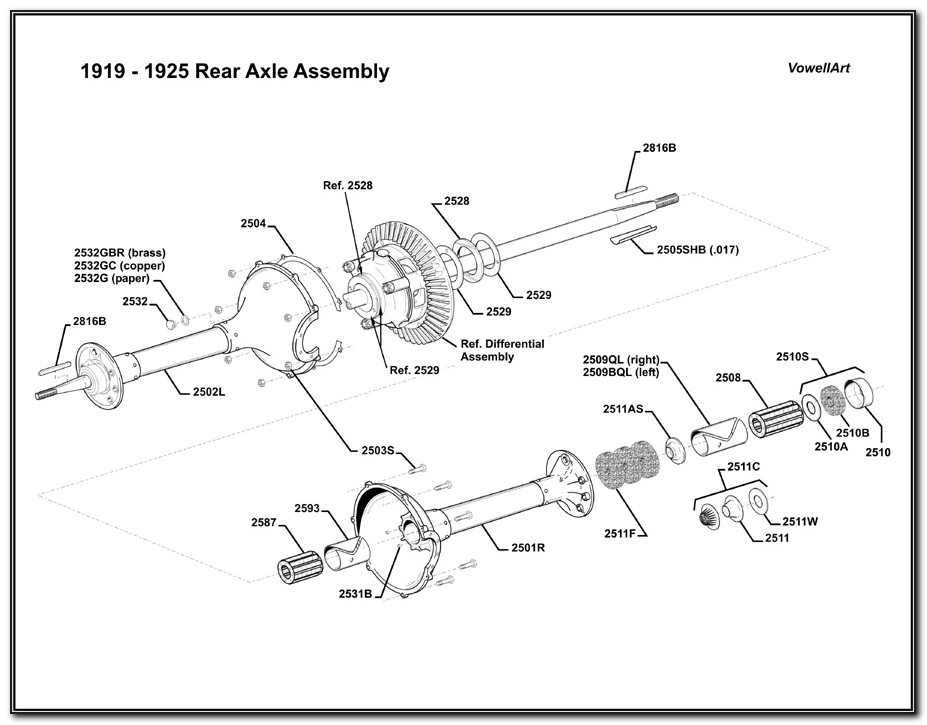 2004 Ford F350 Rear Axle Diagram