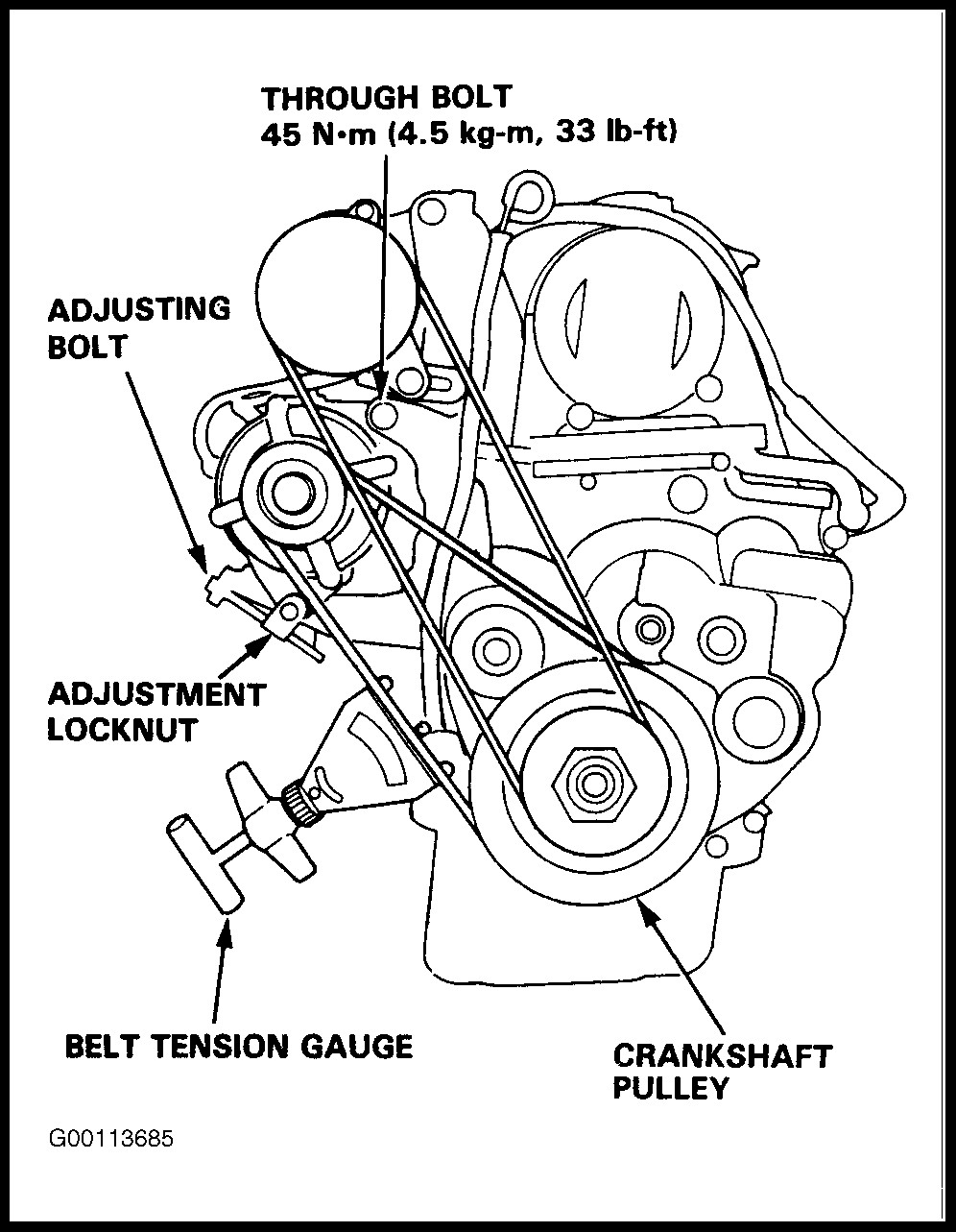 2007 Honda Accord Pulley Diagram