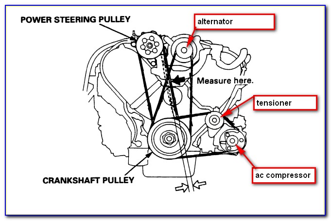 2008 Honda Accord Pulley Diagram