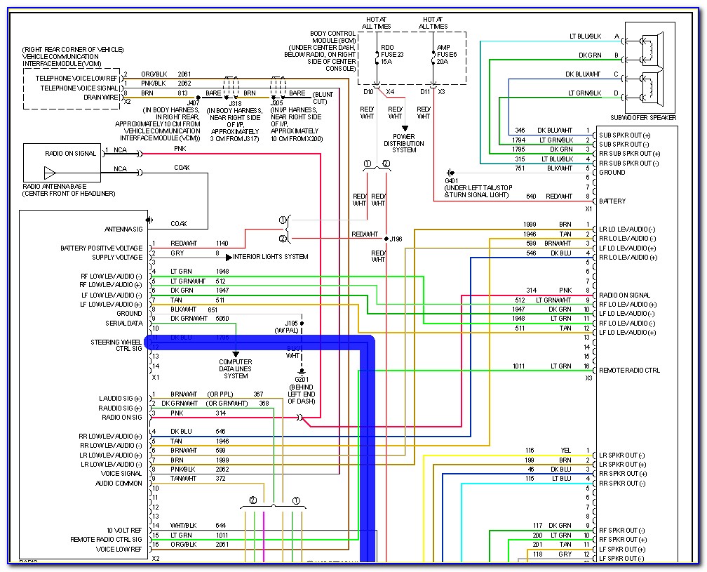 2009 Hhr Radio Wiring Diagram
