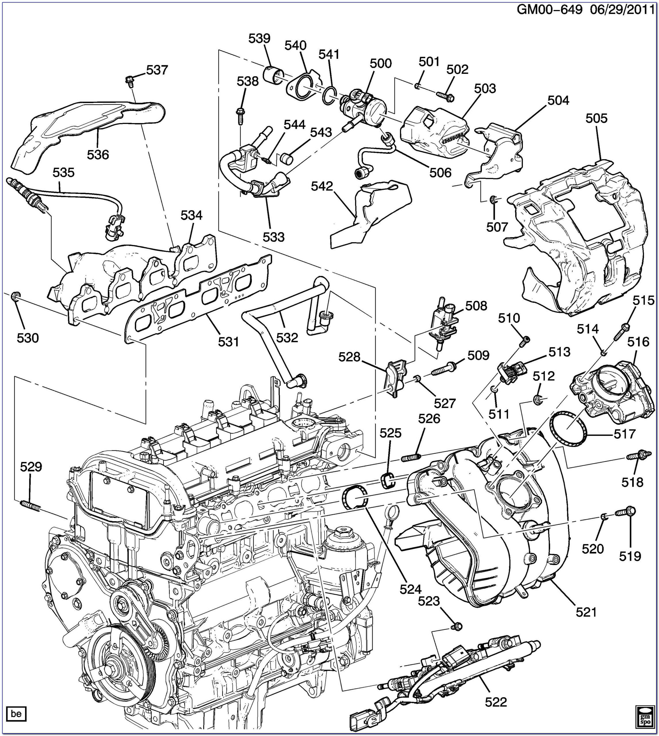 2011 Chevy Equinox Engine Diagram
