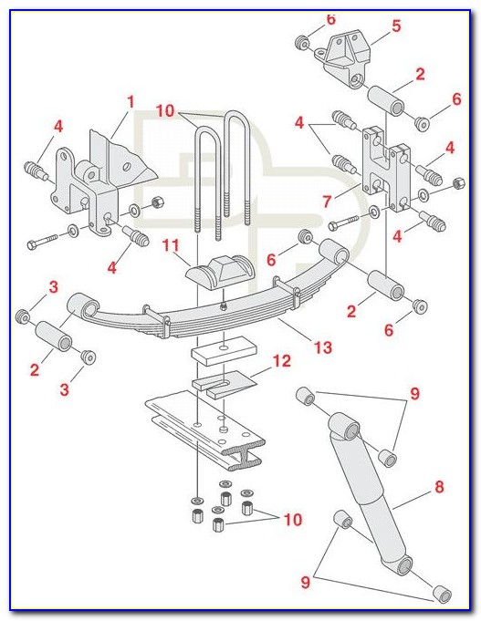 2012 Ford F250 Rear Suspension Diagram