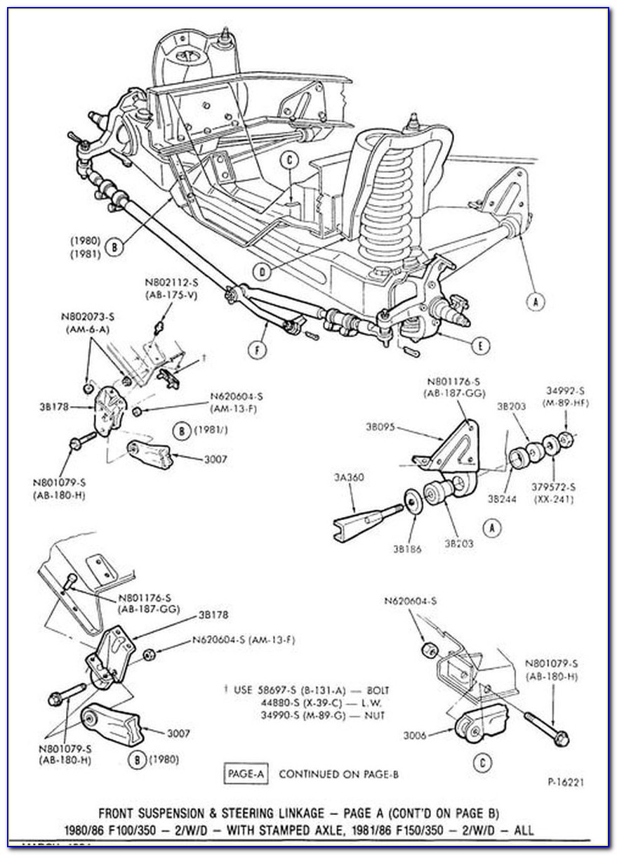 2014 Ford F250 Rear Suspension Diagram
