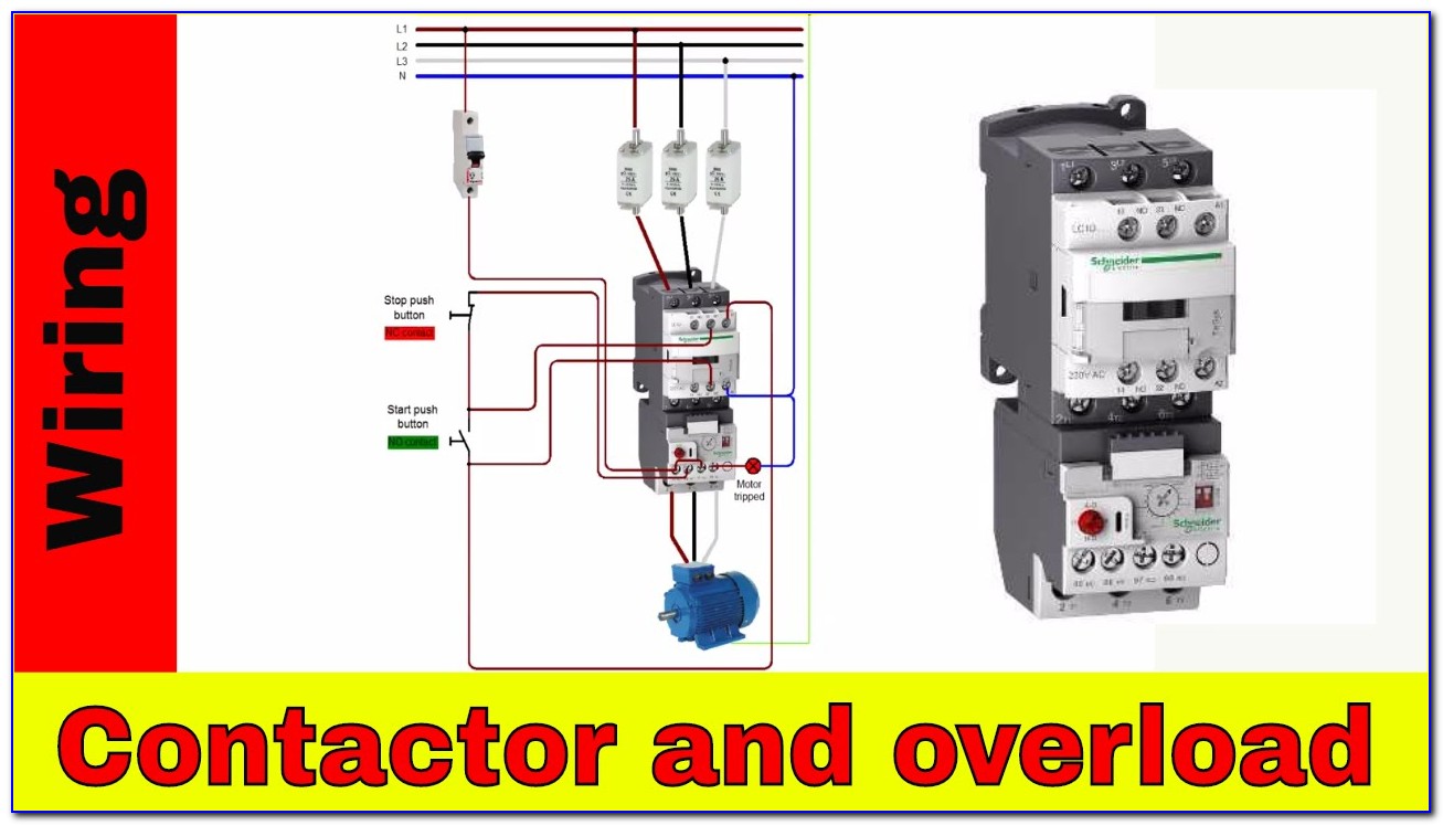 3 Phase Contactor With Overload Wiring Diagram Pdf