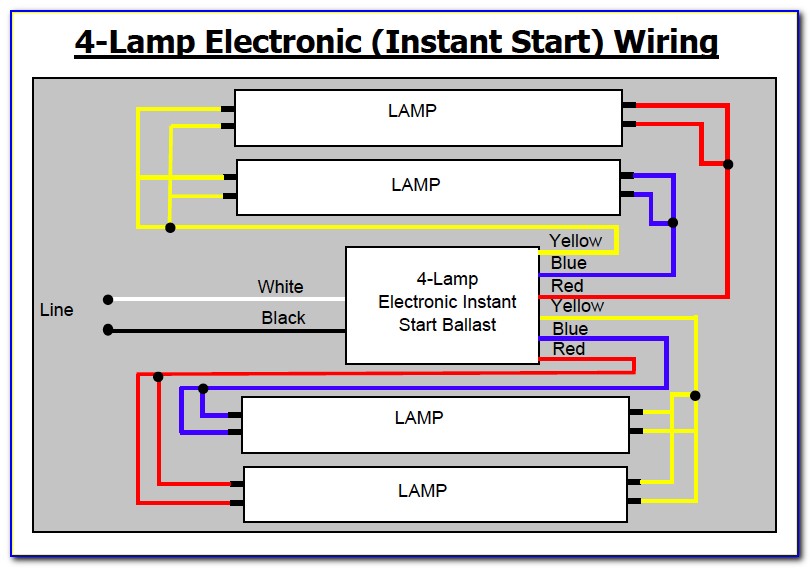 4 Lamp T12 Ballast Wiring Diagram