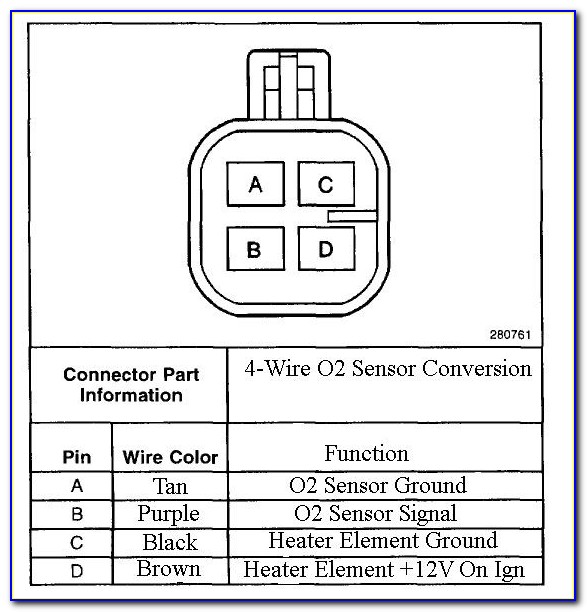 4 Wire O2 Sensor Wiring Diagram Honda
