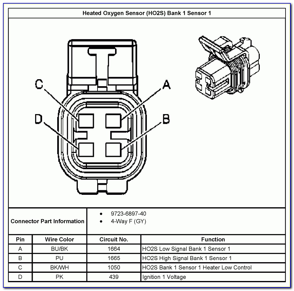 4 Wire Oxygen Sensor Wiring Diagram