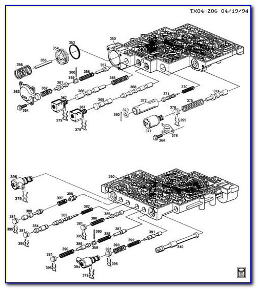 4l60e Assembly 4l60e Transmission Parts Diagram