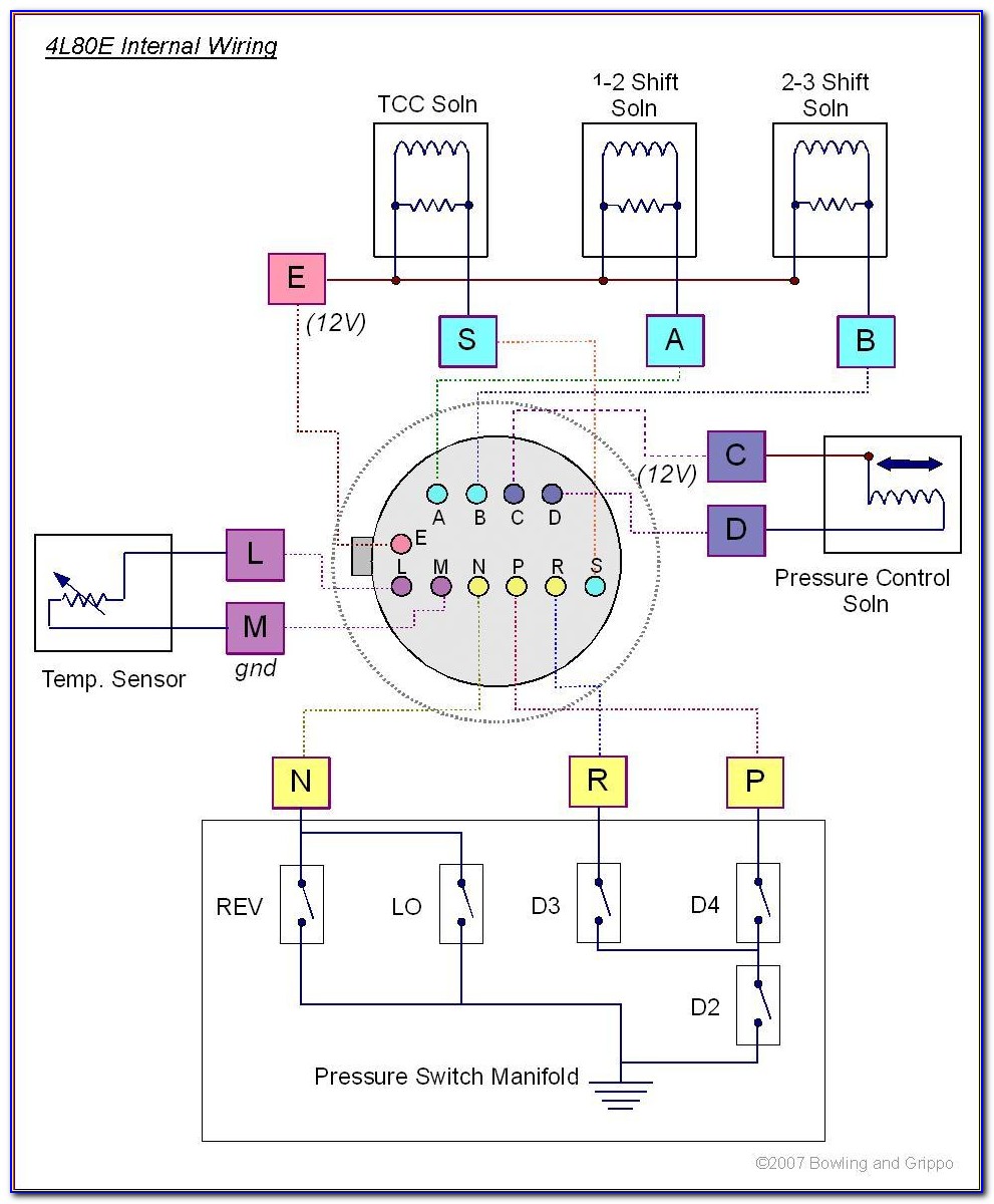 4l80e Transmission Electrical Diagram