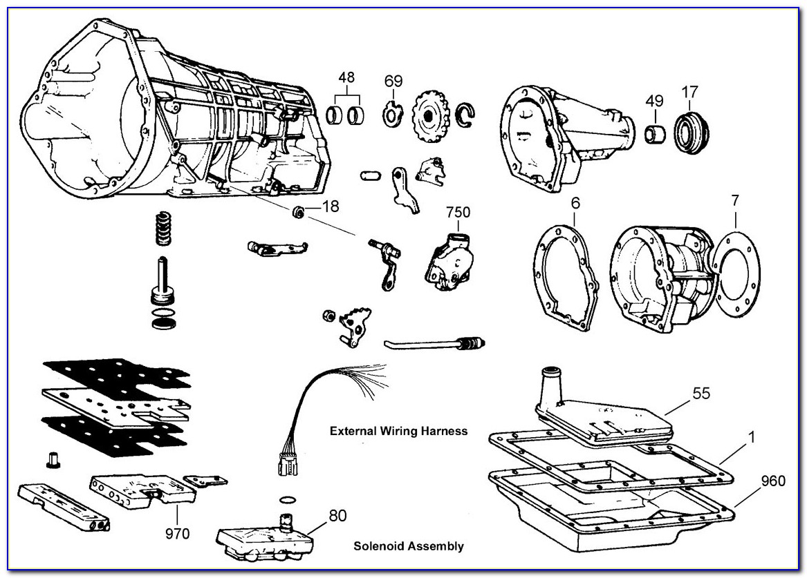 4r100 Transmission Parts Diagram
