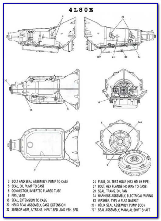 4x4 Turbo 350 Transmission Rebuild Kit