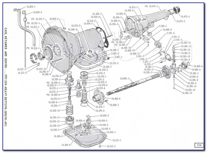 727 Transmission Parts Diagram