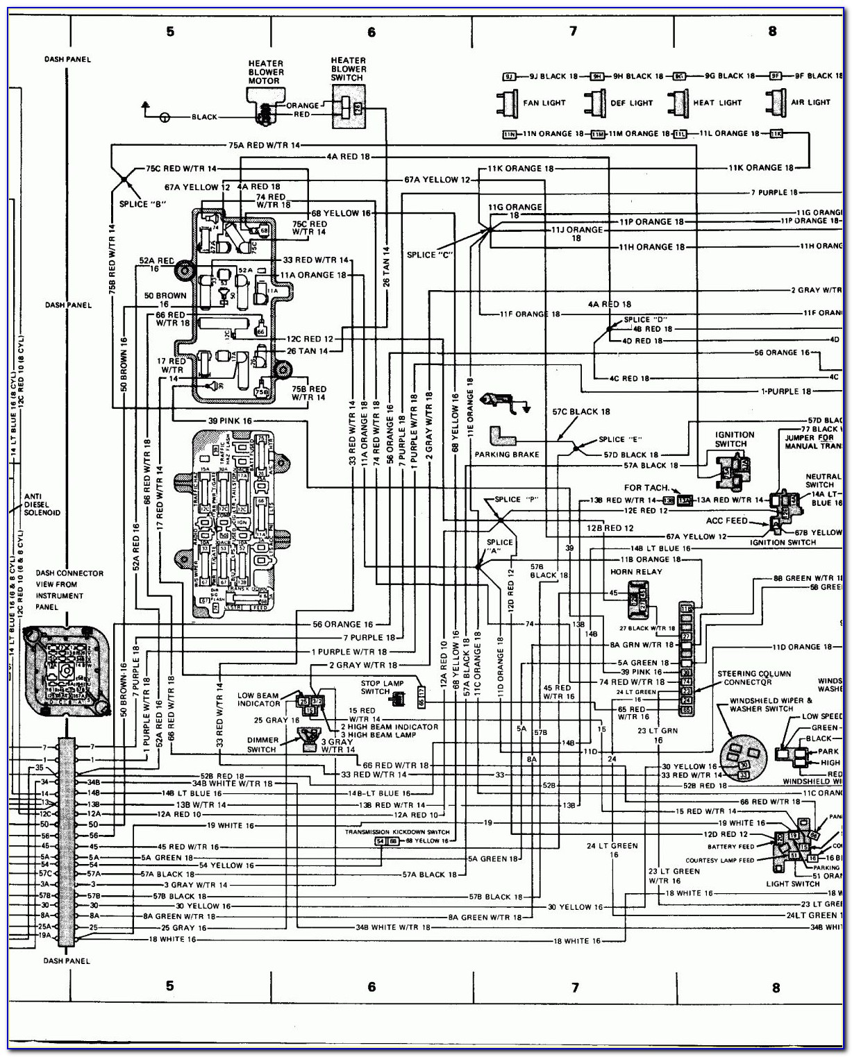 87 Chevy Truck Fuel Pump Wiring Diagram