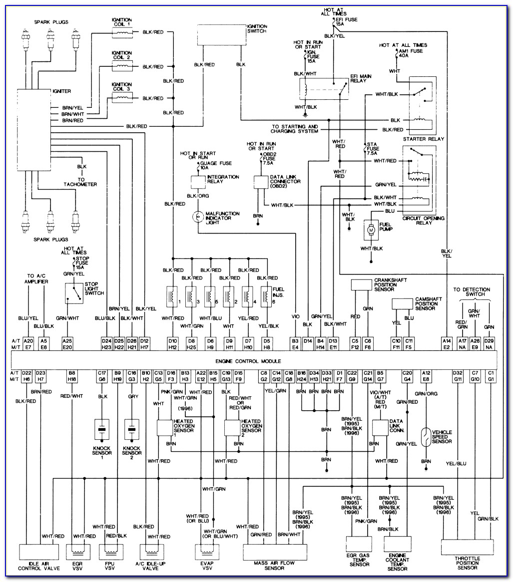 97 Toyota Tacoma Stereo Wiring Diagram