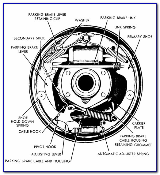 99 Ford Ranger Drum Brake Diagram