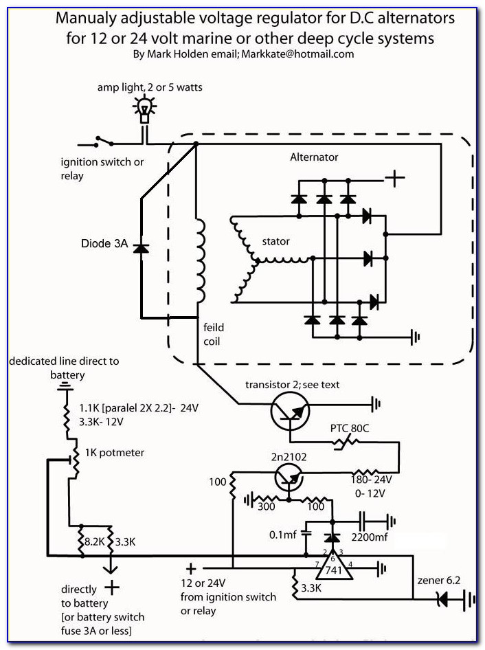 Alternator Voltage Regulator Wiring Diagram