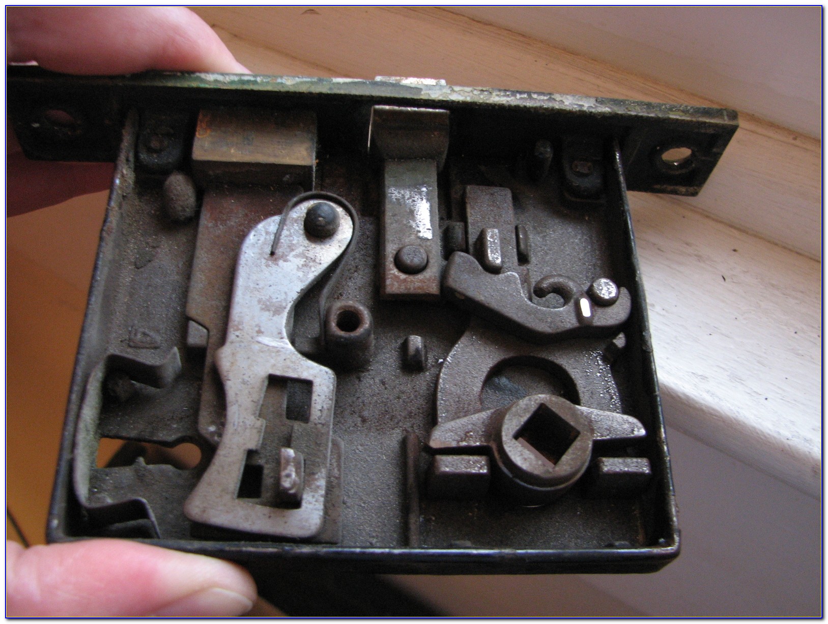 Antique Mortise Lock Parts Diagram