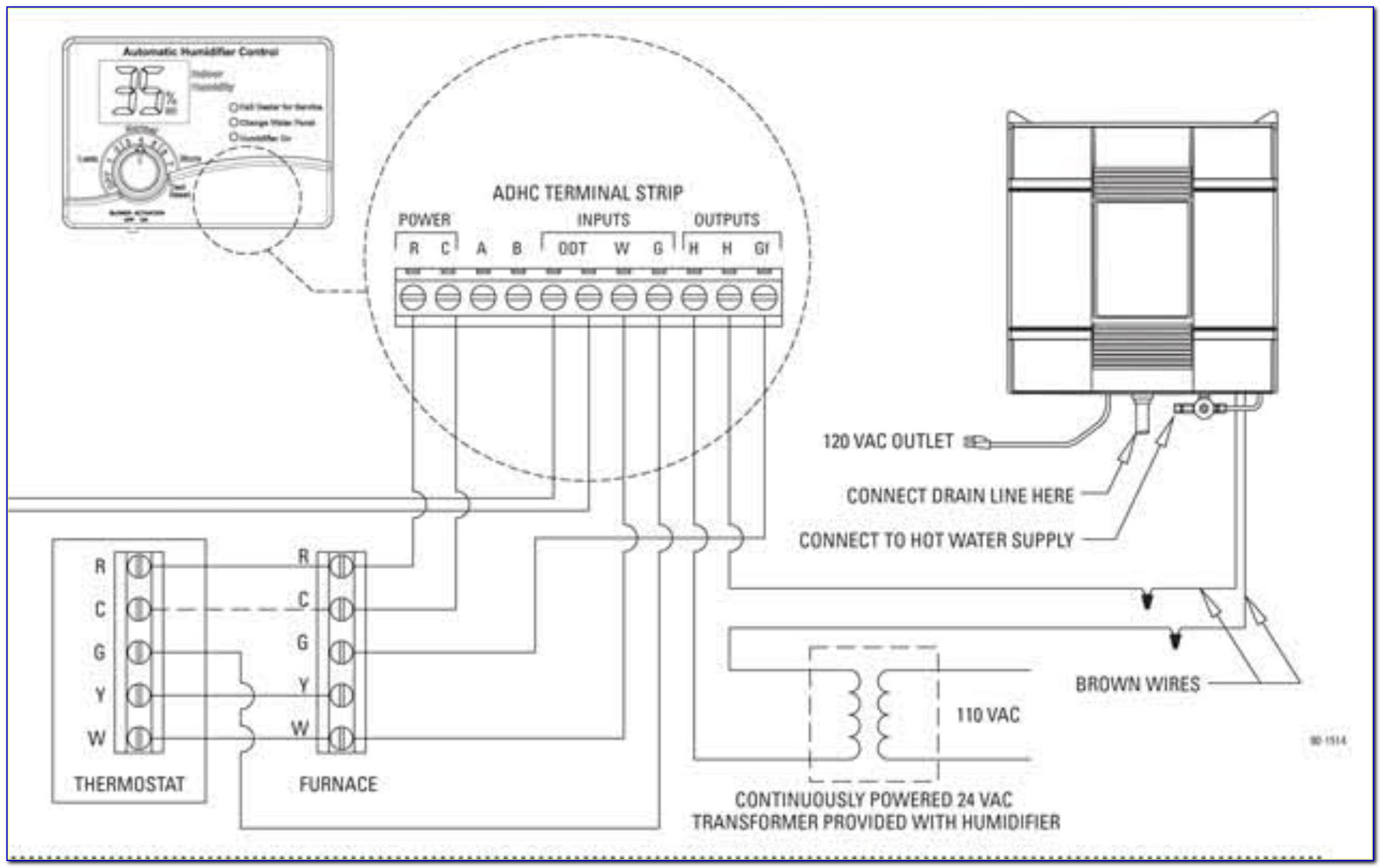 Aprilaire 700 Humidifier Wiring Diagram