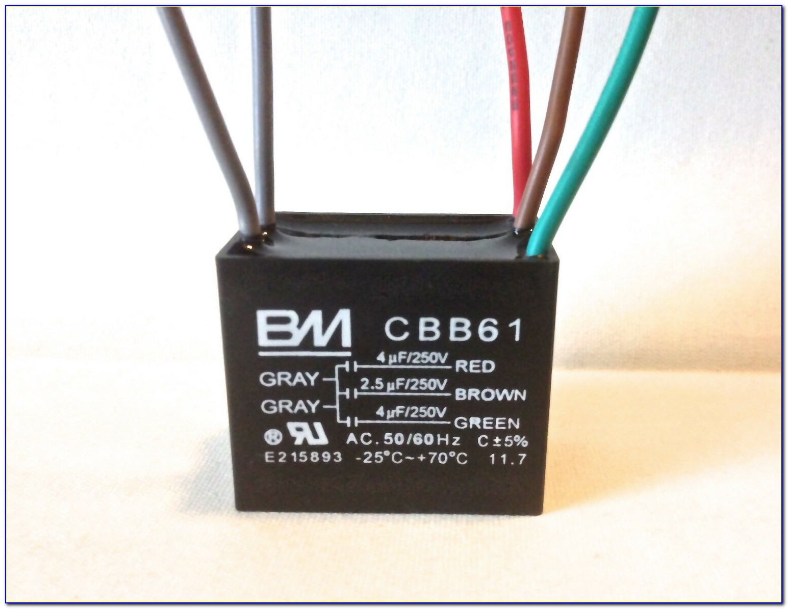 Bm Cbb61 Capacitor Wiring Diagram