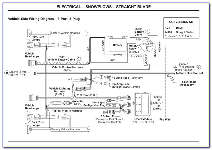 Boss Snow Plow 13 Pin Wiring Diagram