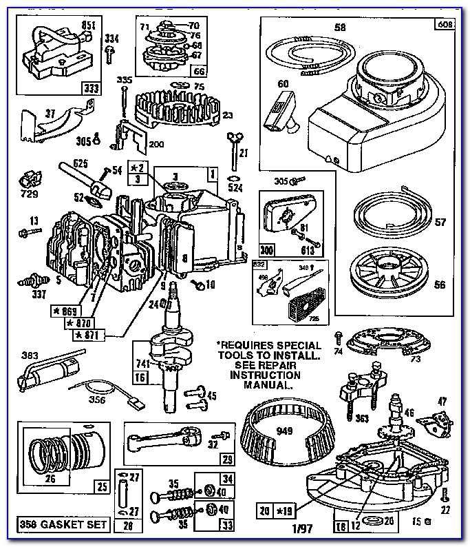 Briggs And Stratton Intek Engine Carburetor Diagram