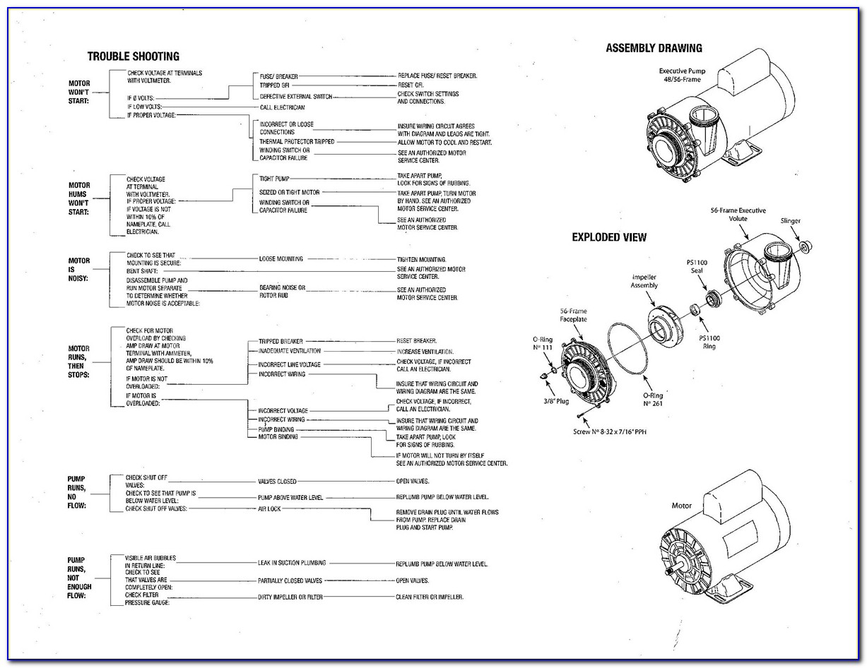 Century Pool Pump Motor Wiring Diagram