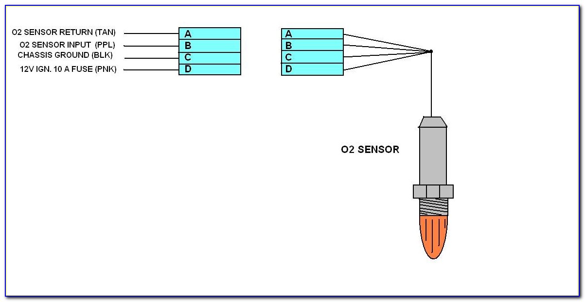 Denso 4 Wire O2 Sensor Diagram