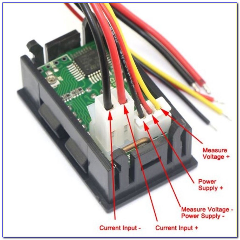 Digital Ac Volt And Amp Meter Circuit Diagram