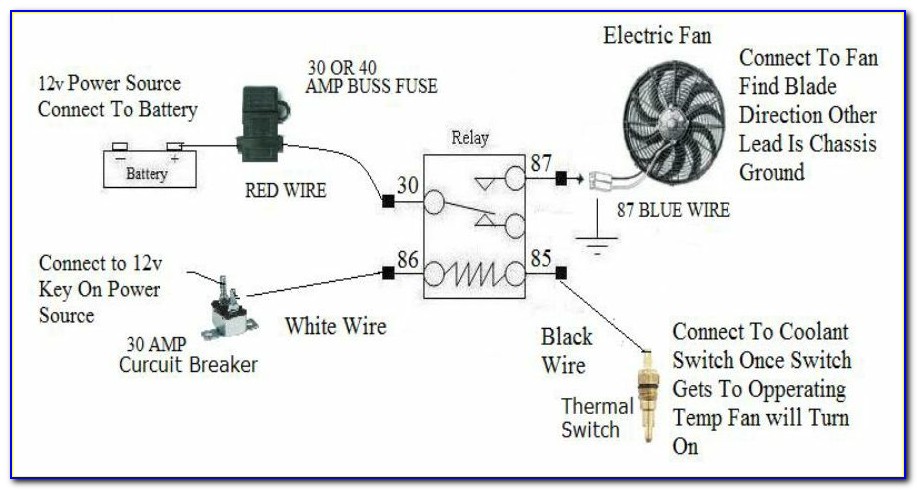 Electric Fan Switch Diagram
