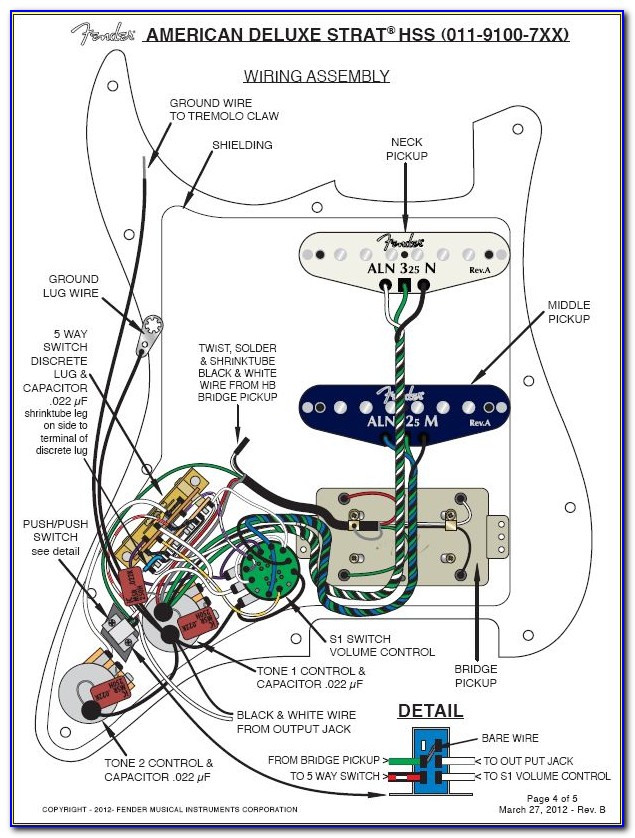 Fender Hss Wiring Diagrams