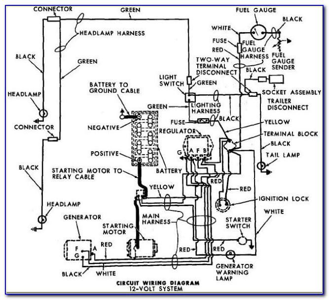Ford 2000 Tractor Ignition Switch Wiring Diagram
