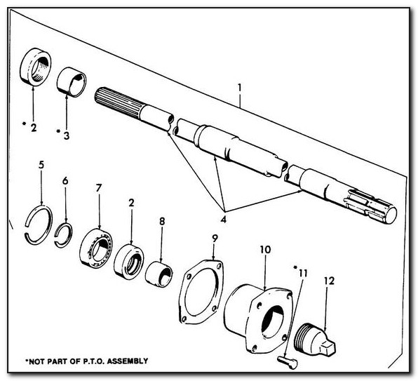 Ford 4000 Pto Parts Diagram