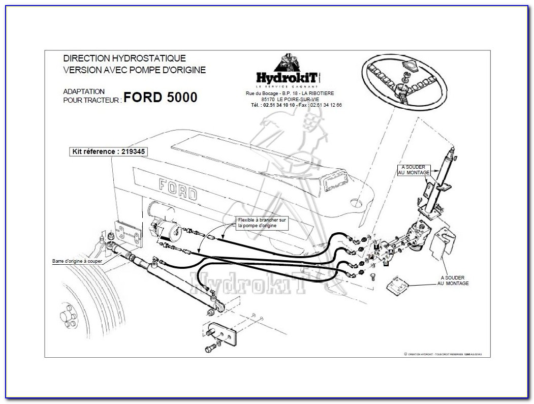 Ford 5000 Tractor Power Steering Diagram