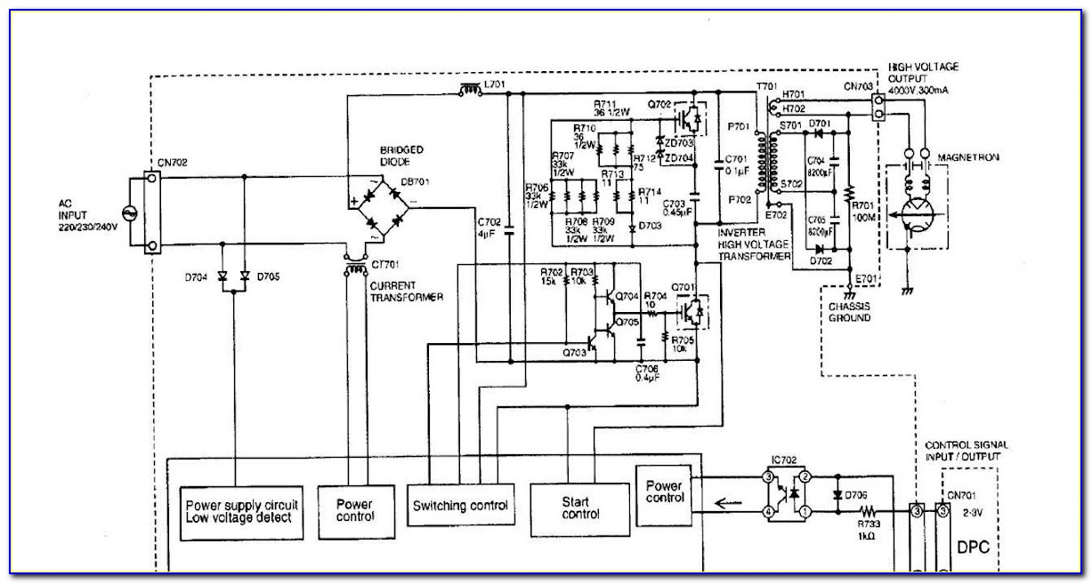 Ge Microwave Schematic Diagram