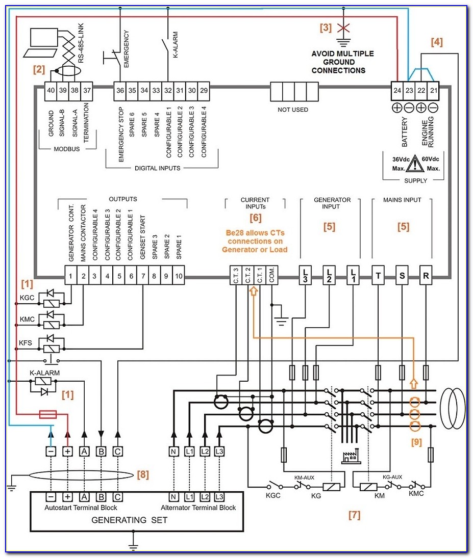 Generac 8 Circuit Automatic Transfer Switch Wiring Diagram