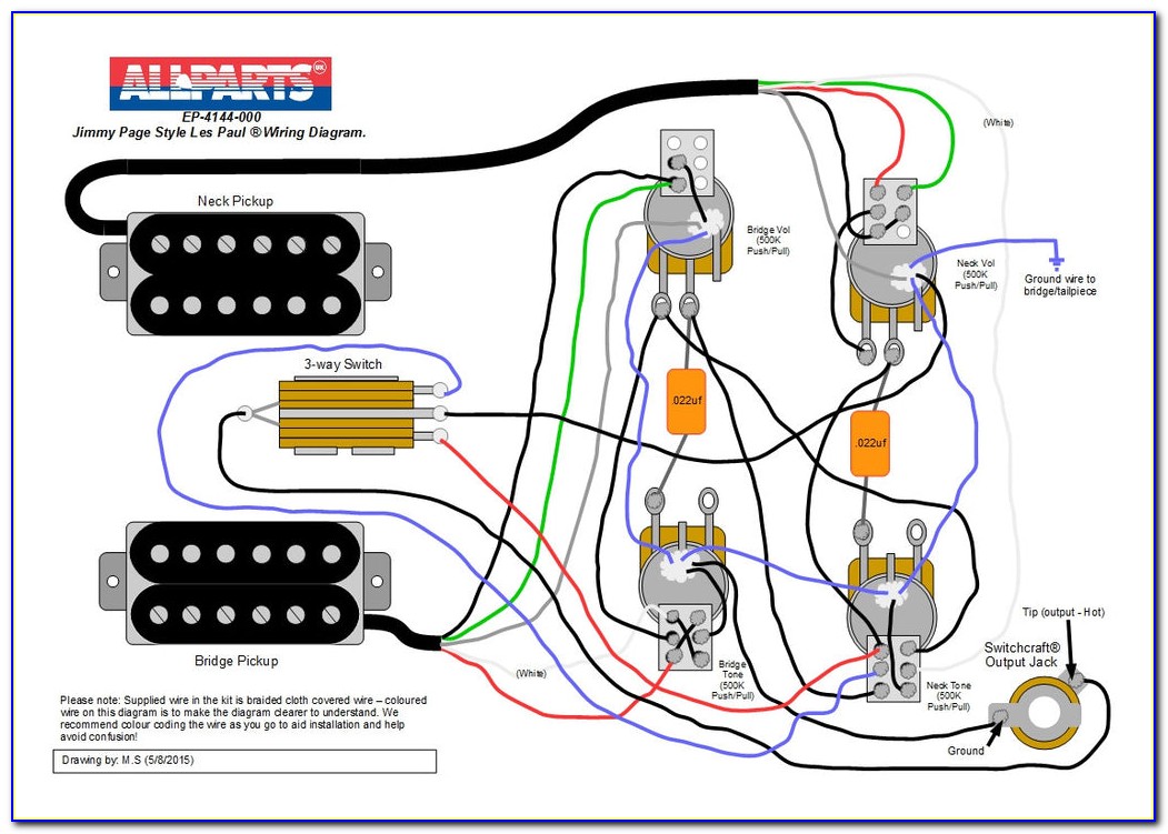 Gibson Les Paul Guitar Wiring Diagram