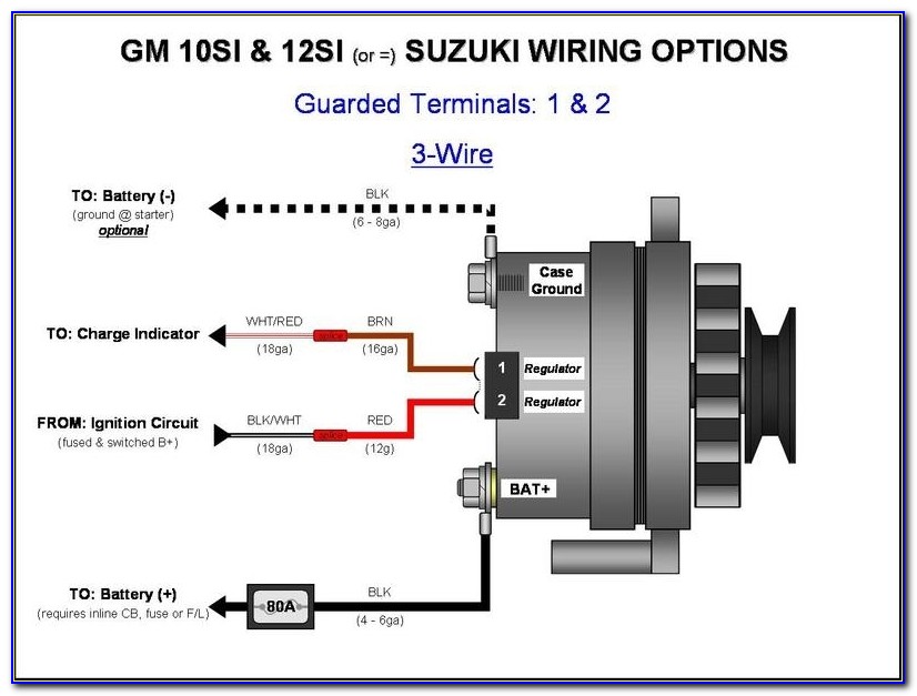 Gm 4 Pin Alternator Wiring Diagram