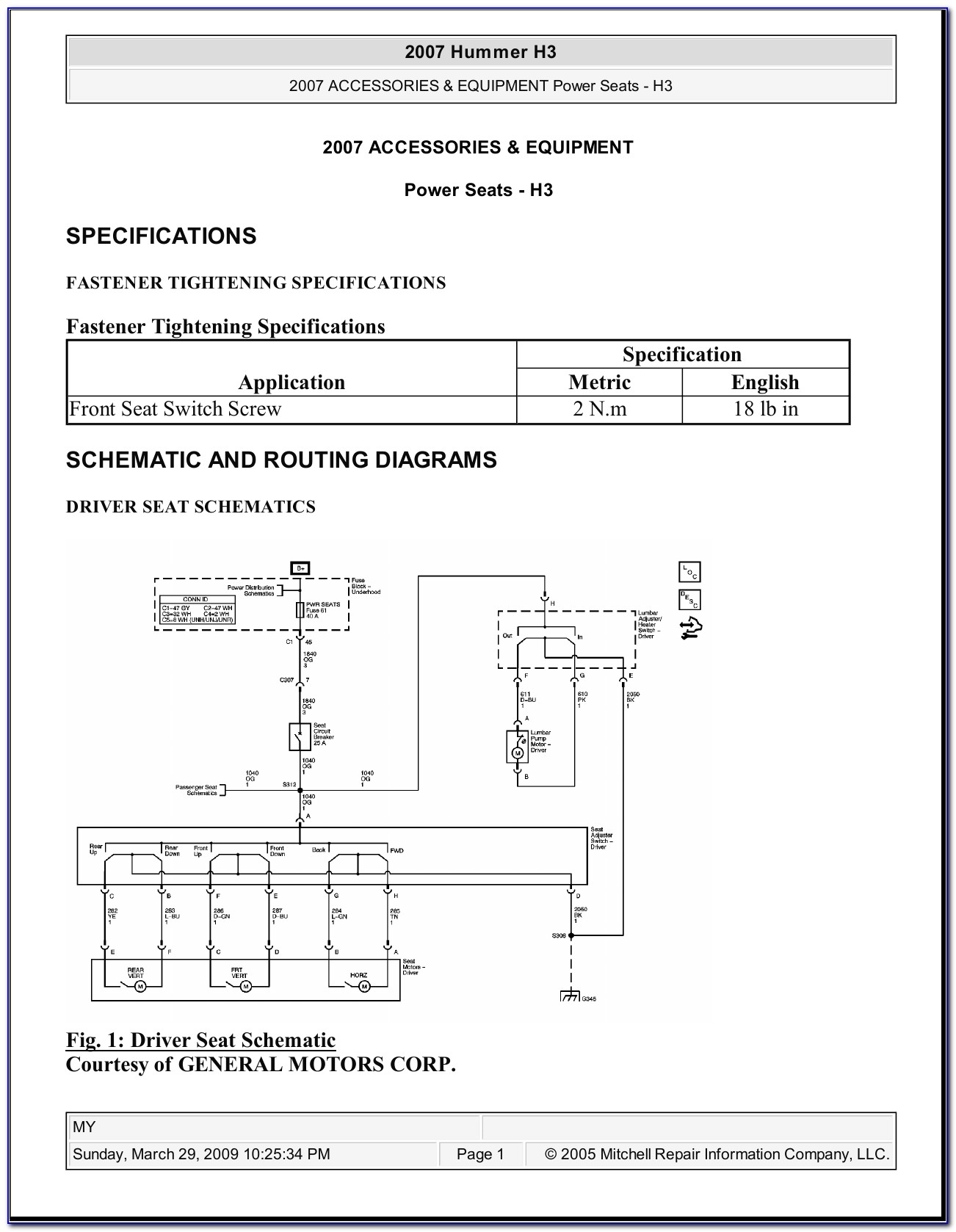 Hummer H3 Wiring Diagram