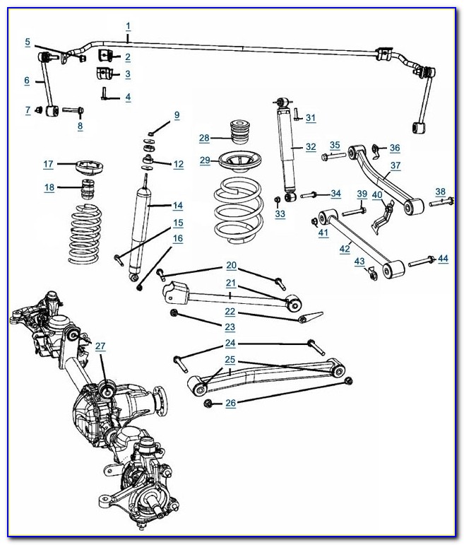 Jeep Liberty Suspension Diagram