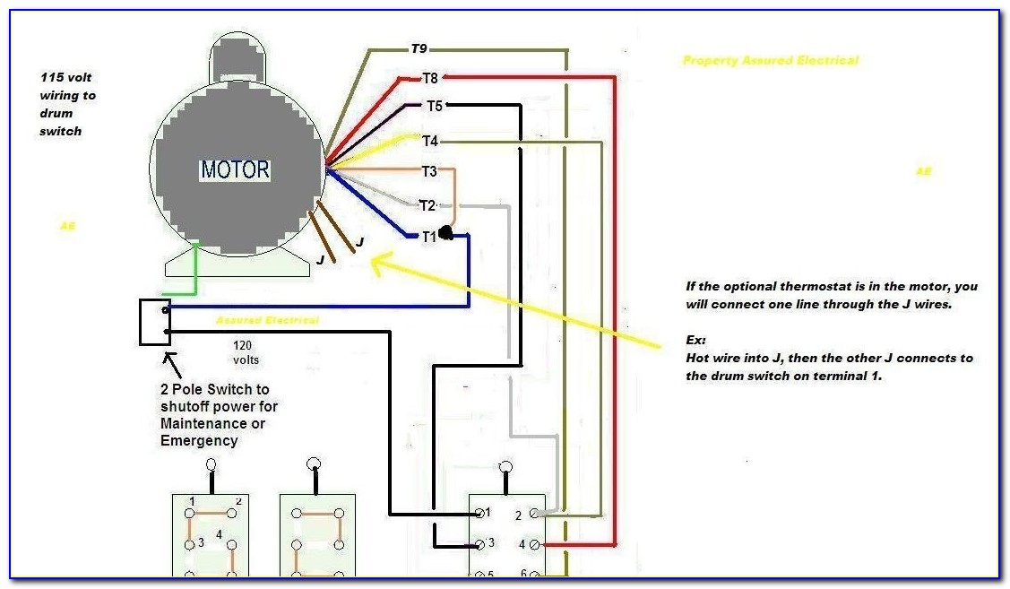 Leeson Brake Motor Wiring Diagram