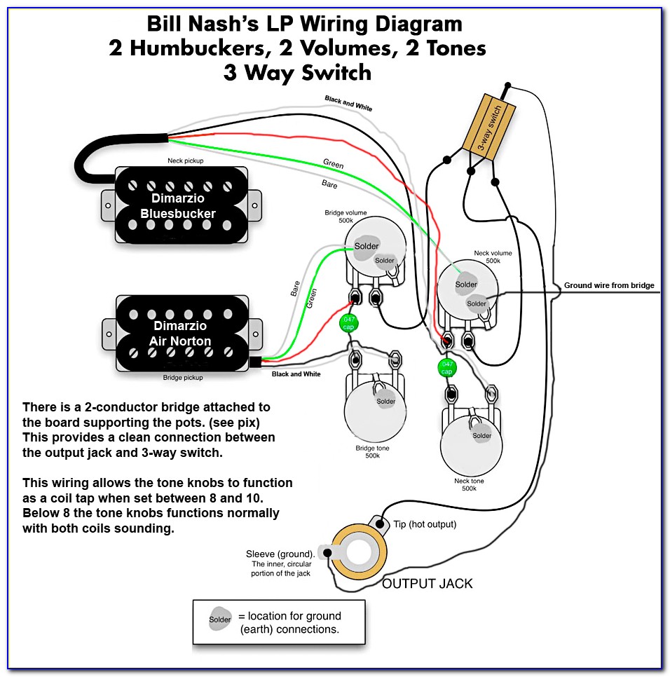 Les Paul 50s Wiring Diagram