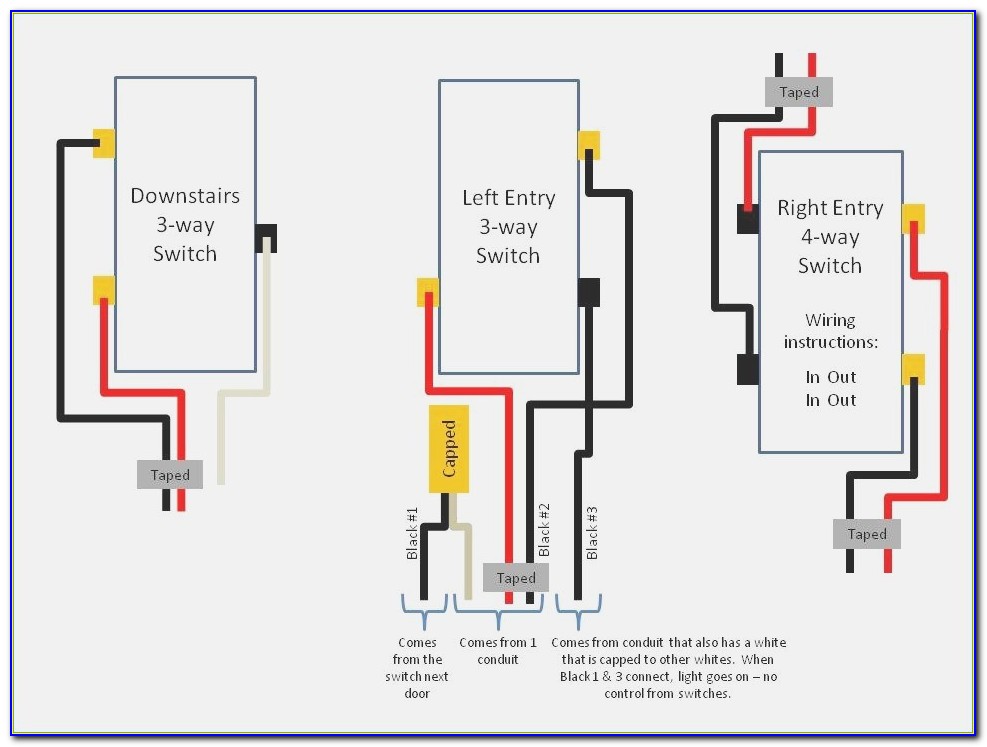 Leviton Dual Single Pole Switch Wiring Diagram