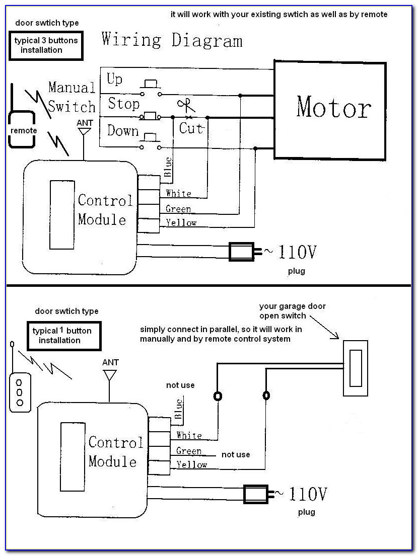 Liftmaster Garage Door Opener Wiring Diagram