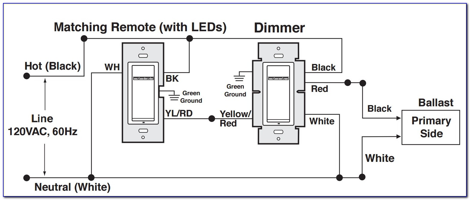 Lutron 3 Way Led Dimmer Switch Wiring Diagram