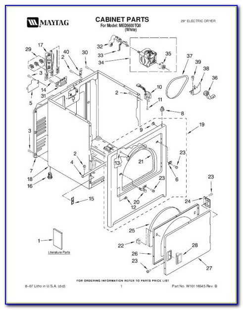 Maytag Dryer Circuit Diagram