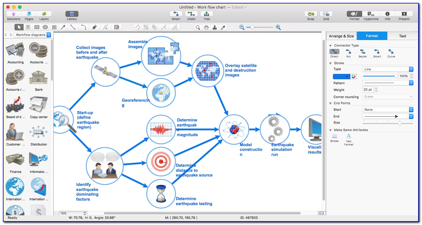 Microsoft Visio Workflow Diagram Example