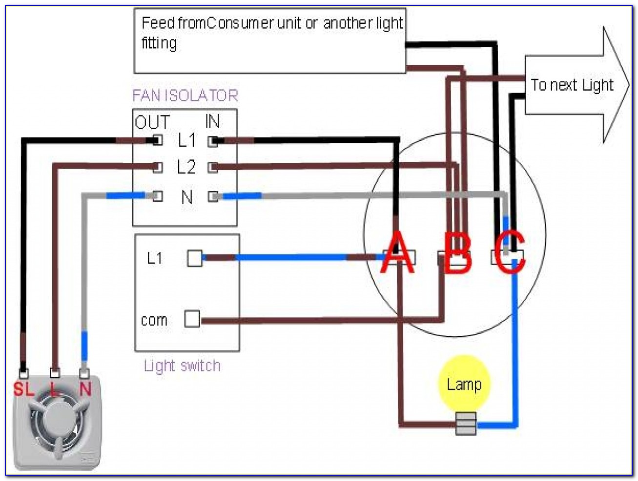 Nutone Bathroom Exhaust Fan With Light Wiring Diagram