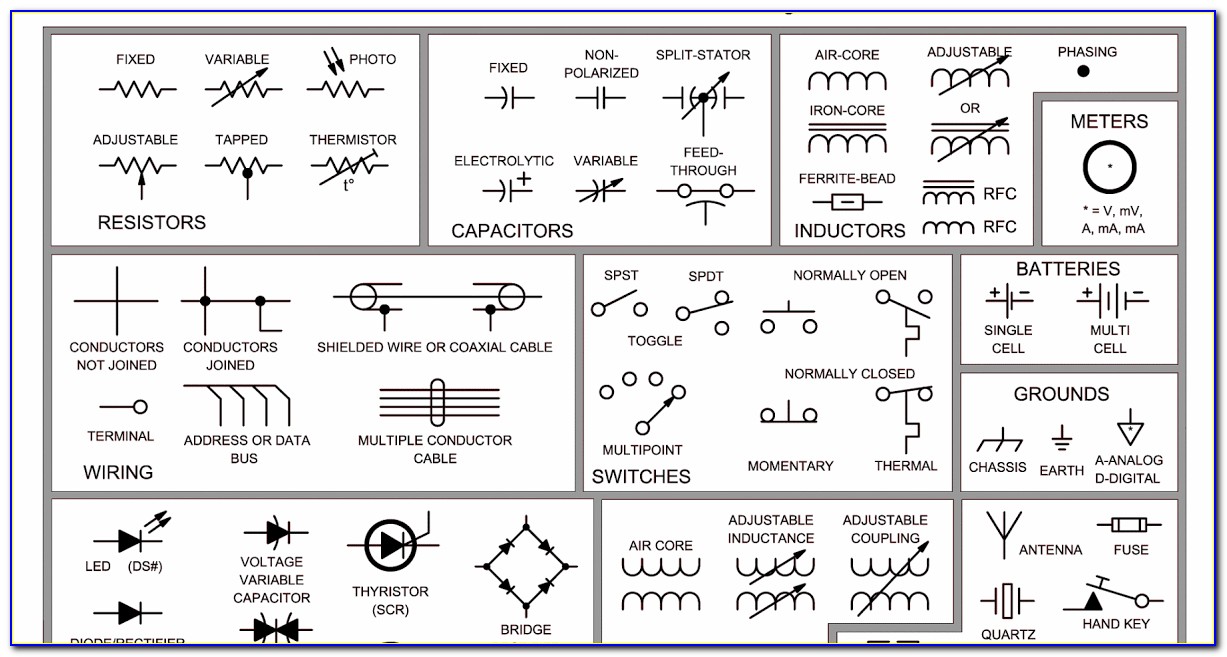One Line Diagram Symbols Pdf